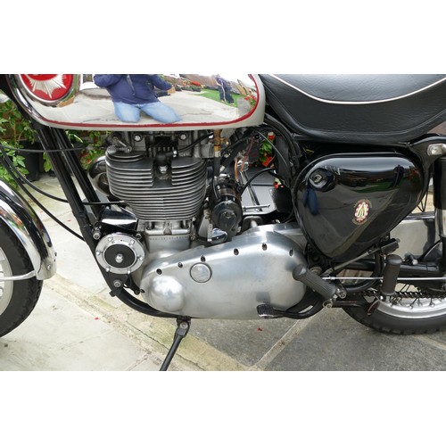 1065 - 1959 BSA Gold Star, Clubmans Trim, 500 cc. Registration number 322 KPD (non transferrable). Frame nu... 