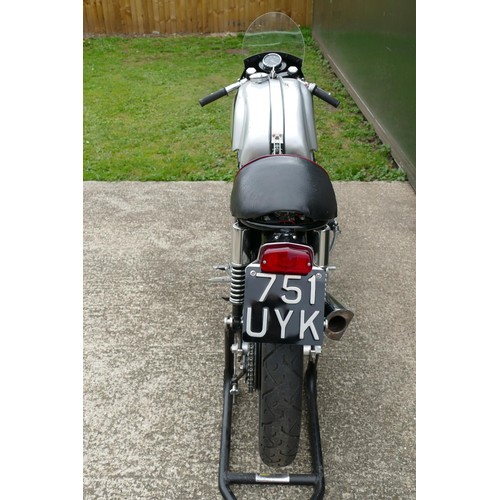 1066 - 1953 Manx Norton, 500 cc. Registration number 751 UYK (non transferrable). Frame number H10M2 50695.... 