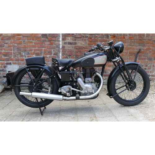 1068 - 1934 Royal Enfield Model B, 249 cc. Registration number WSK 860 (non transferable). Frame number 959... 