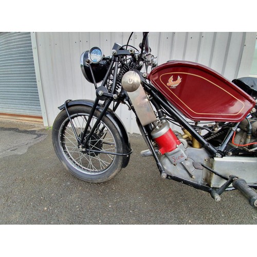 1069 - 1936 Scott Flying Squirrel, 600 cc (see text). Registration number JAS 226 (non transferrable, forme... 