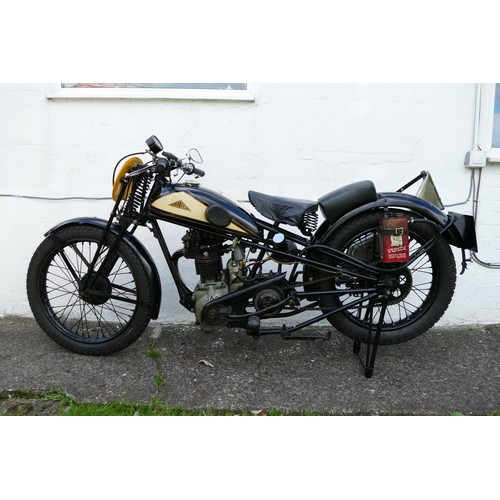 1070 - 1938 Cotton Model 9/special, 350 cc high camshaft. Registration number VSV 737. Frame number 17077. ... 