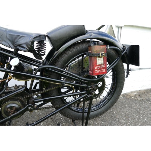 1070 - 1938 Cotton Model 9/special, 350 cc high camshaft. Registration number VSV 737. Frame number 17077. ... 