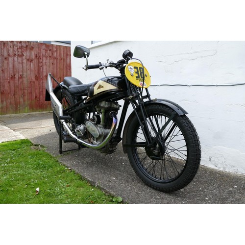 1070 - 1938 Cotton Model 9/special, 350 cc high camshaft. Registration number VSV 737. Frame number 17077. ... 