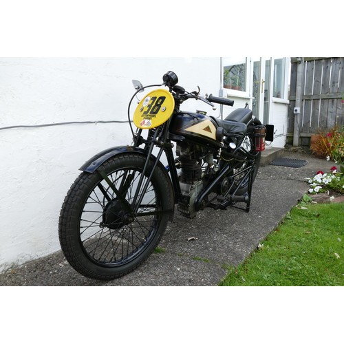 1070 - 1938 Cotton Model 9/special, 350 cc high camshaft. Registration number VSV 737. Frame number 17077. ... 