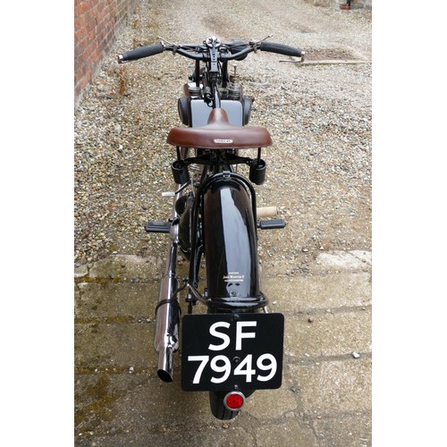 1071 - 1927 Sunbeam Model 9, 493 cc. Registration number SF 7949. Frame number D1032. Engine number L1037. ... 