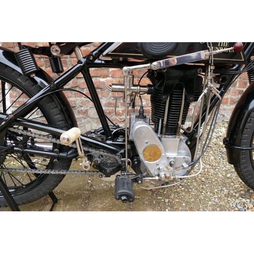 1071 - 1927 Sunbeam Model 9, 493 cc. Registration number SF 7949. Frame number D1032. Engine number L1037. ... 