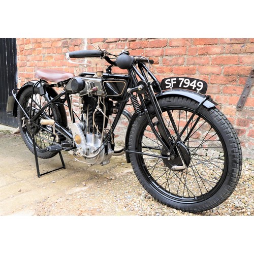 1071 - 1927 Sunbeam Model 9, 493 cc. Registration number SF 7949. Frame number D1032. Engine number L1037. ... 