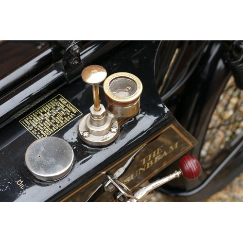 1071 - 1927 Sunbeam Model 9, 493 cc. Registration number SF 7949. Frame number D1032. Engine number L1037. ... 