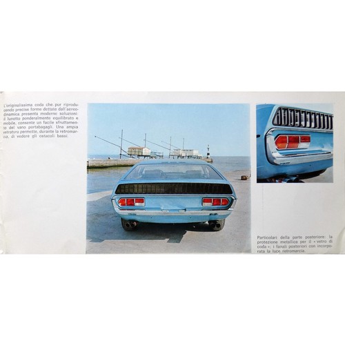 19 - A Lamborghini Espada original sales brochure, Italian text, colour illustrations, good condition.