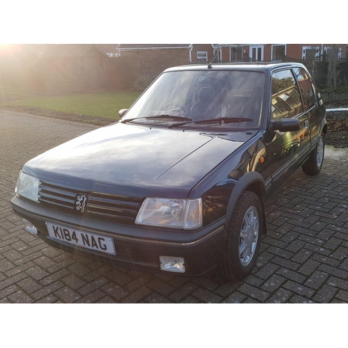 1008 - 1992 Peugeot 205 Gentry, 1900 cc. Registration number K184 NAG. Chassis number VF320CDF424876790. En... 