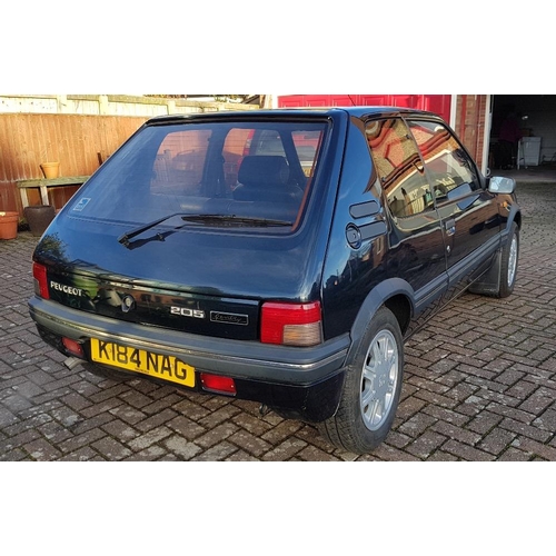 1008 - 1992 Peugeot 205 Gentry, 1900 cc. Registration number K184 NAG. Chassis number VF320CDF424876790. En... 