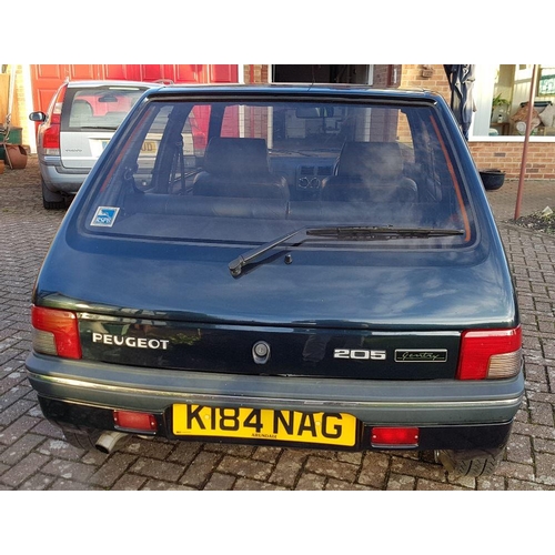 1008 - 1992 Peugeot 205 Gentry, 1900 cc. Registration number K184 NAG. Chassis number VF320CDF424876790. En... 