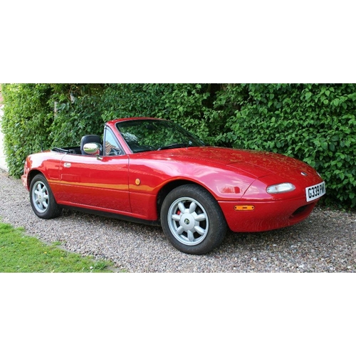 1010 - 1989 Mazda Eunos 1600 cc. Registration number G339 PWR. Chassis number NA6CE - 123603. Engine number... 