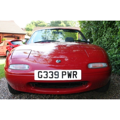 1010 - 1989 Mazda Eunos 1600 cc. Registration number G339 PWR. Chassis number NA6CE - 123603. Engine number... 