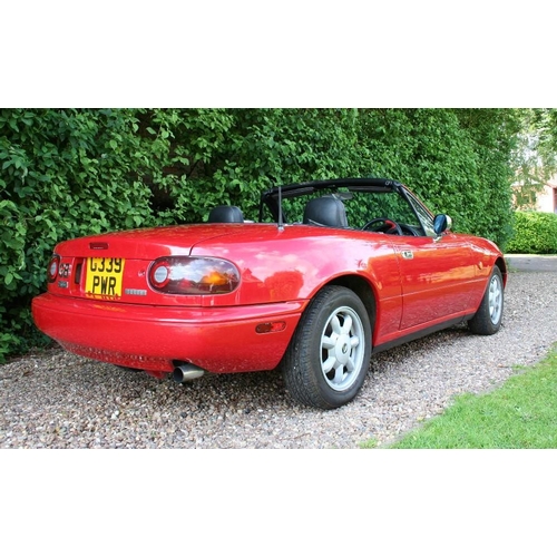 1010 - 1989 Mazda Eunos 1600 cc. Registration number G339 PWR. Chassis number NA6CE - 123603. Engine number... 