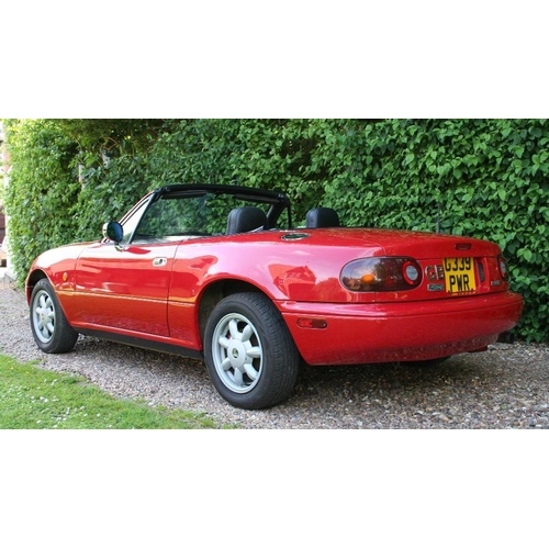 1010 - 1989 Mazda Eunos 1600 cc. Registration number G339 PWR. Chassis number NA6CE - 123603. Engine number... 