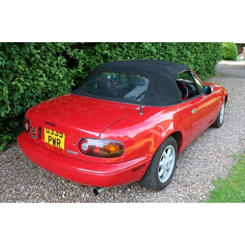 1010 - 1989 Mazda Eunos 1600 cc. Registration number G339 PWR. Chassis number NA6CE - 123603. Engine number... 