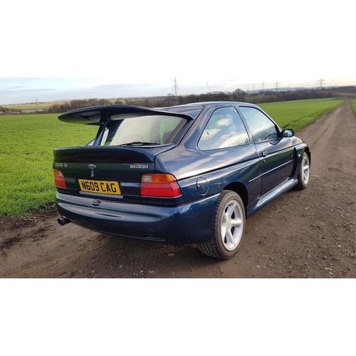 1012 - 1995 Ford Escort RS Cosworth Lux, 1994 cc. Registration number N609 CAG (non-transferable see text).... 