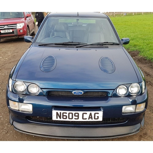 1012 - 1995 Ford Escort RS Cosworth Lux, 1994 cc. Registration number N609 CAG (non-transferable see text).... 