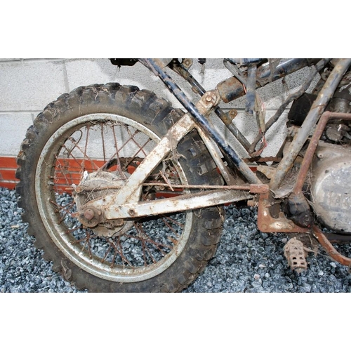 1020 - c. late 1970's Yamaha YZ 125 dirt bike. Registration number not registered. Frame number not found. ... 