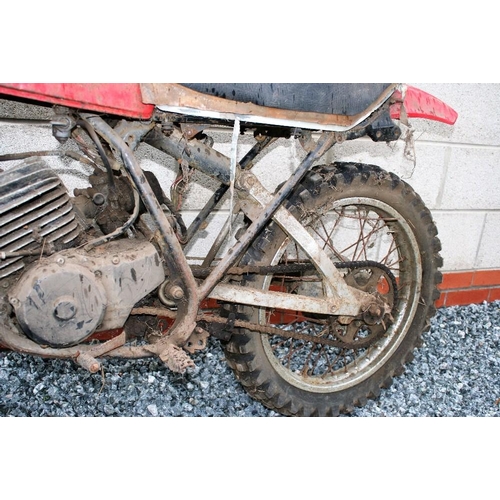 1020 - c. late 1970's Yamaha YZ 125 dirt bike. Registration number not registered. Frame number not found. ... 