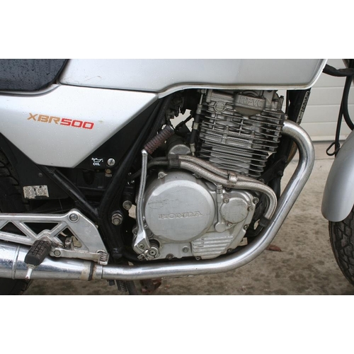 1022 - 1988 Honda XBR 500, 498 cc. Registration number F974 AWW. Frame number PC15 710092. Engine number PC... 