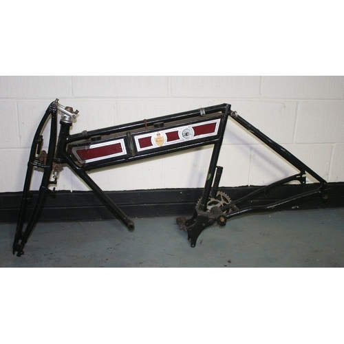 1023 - c. 1911 Rover 3 1/3 hp, 499 cc Project. Frame number S31550. This lot includes a frame, front forks ... 