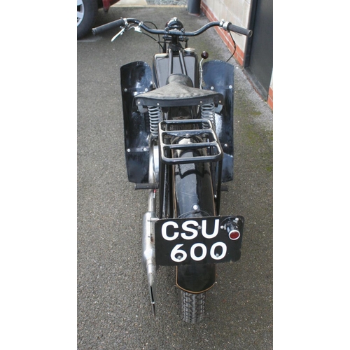 1034 - 1930 Triumph Model X, 174 cc. Registration number CSU 600 (see text). Frame number X4959. Engine num... 