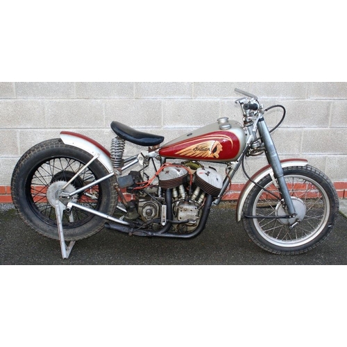 1037 - c.1934 Indian Sport Scout, 750 cc. Registration number not registered. Chassis number (see text). En... 