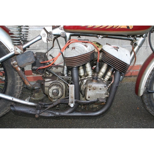 1037 - c.1934 Indian Sport Scout, 750 cc. Registration number not registered. Chassis number (see text). En... 