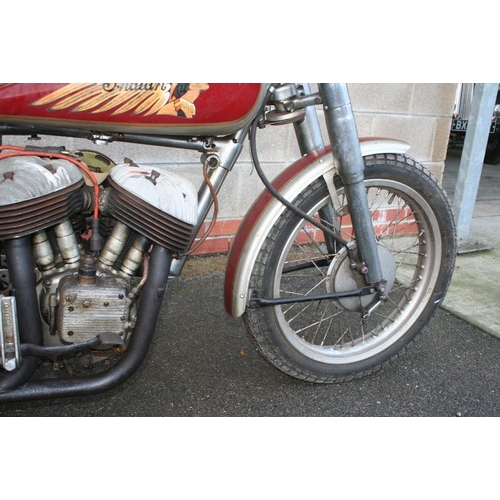 1037 - c.1934 Indian Sport Scout, 750 cc. Registration number not registered. Chassis number (see text). En... 