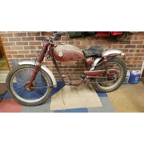 1046 - c.1955 James Captain K7 trials, Project, 197 cc. Registration number, not registered. Frame number 5... 