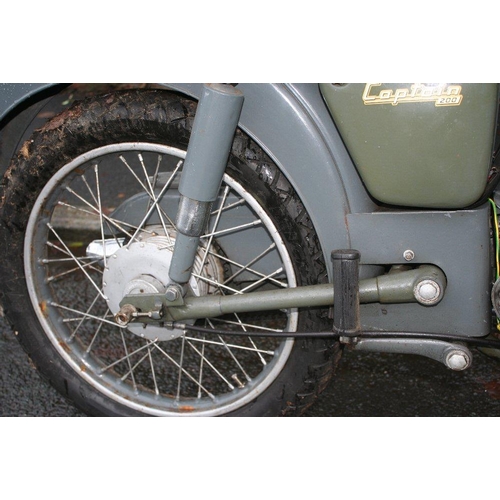 1047 - 1958 James Captain 197 cc. Registration number WVS 702 (non- transferable). Frame number AK7-313. En... 