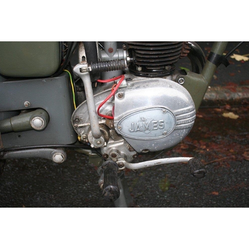 1047 - 1958 James Captain 197 cc. Registration number WVS 702 (non- transferable). Frame number AK7-313. En... 