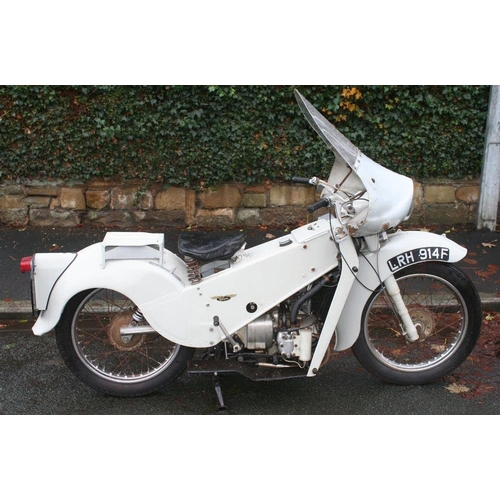 1050 - 1967 Velocette LE200, Mk III, 192 cc. Registration number LRH 914F (not registered with DVLA). Frame... 