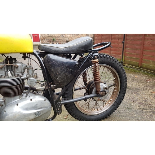 1057 - 1964 BSA C15T trials project, 343 cc. Registration number AVN 1B. Frame number C15C 1394. Engine num... 