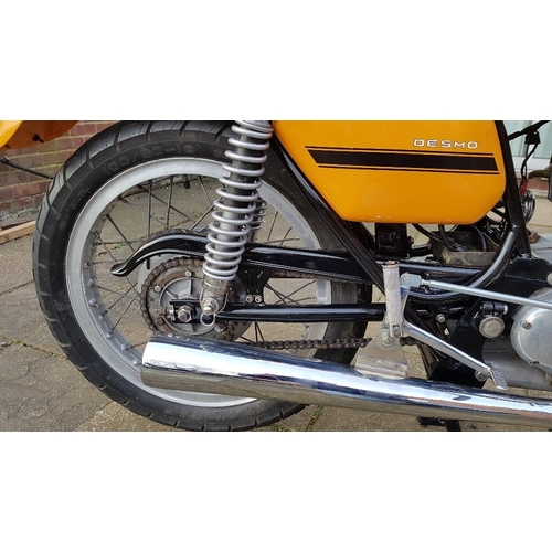 1067 - 1974 Ducati Desmo 249 cc. Registration number SNX 98M. Frame number DM250GT 104220. Engine number DM... 