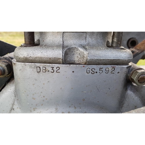 1072 - c.1955/60 BSA Gold Star, Project, 349 cc. Registration number not registered. Frame number CB32 1014... 