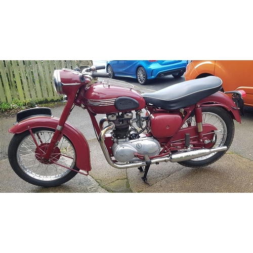 1078 - 1955 Triumph Speed Twin, 498 cc. Registration number 149 UXB (non- transferable). Frame number 64421... 