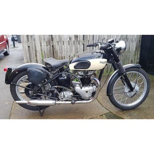 1079 - 1952 Triumph 6T Thunderbird, 650 cc. Registration number NSV 334. Frame number 62933R. Engine number... 