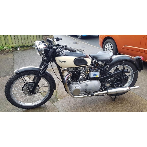 1079 - 1952 Triumph 6T Thunderbird, 650 cc. Registration number NSV 334. Frame number 62933R. Engine number... 