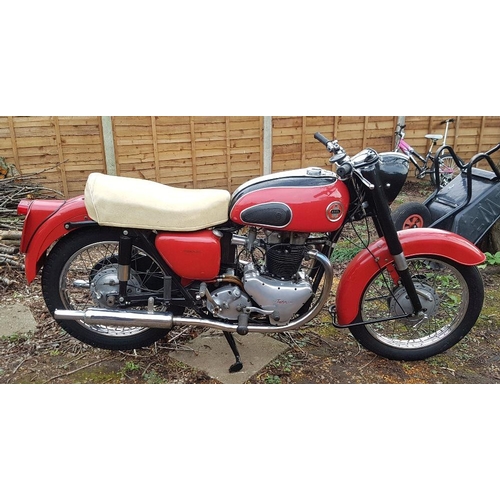 1080 - 1958 Ariel Huntmaster, 650 cc. Registration number XRT 832. Frame number CAPR11436. Engine number ML... 