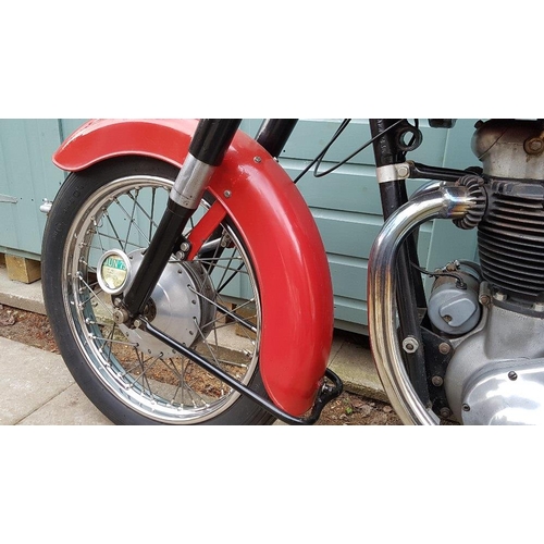 1080 - 1958 Ariel Huntmaster, 650 cc. Registration number XRT 832. Frame number CAPR11436. Engine number ML... 