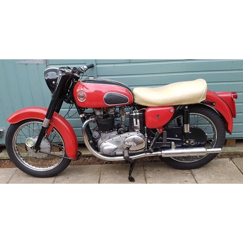 1080 - 1958 Ariel Huntmaster, 650 cc. Registration number XRT 832. Frame number CAPR11436. Engine number ML... 