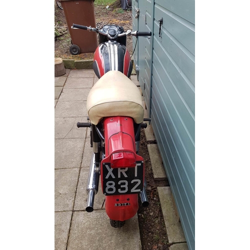 1080 - 1958 Ariel Huntmaster, 650 cc. Registration number XRT 832. Frame number CAPR11436. Engine number ML... 