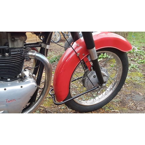 1080 - 1958 Ariel Huntmaster, 650 cc. Registration number XRT 832. Frame number CAPR11436. Engine number ML... 