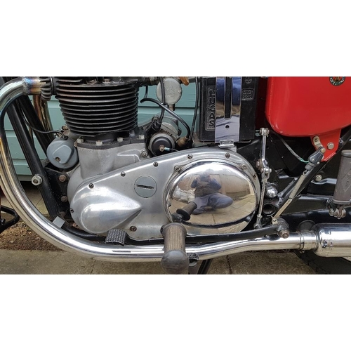 1080 - 1958 Ariel Huntmaster, 650 cc. Registration number XRT 832. Frame number CAPR11436. Engine number ML... 