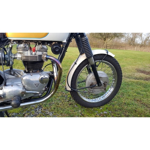 1082 - 1965 Triumph TR6SS Trophy, 649 cc, registration number GBP 91C. Frame number DK22742. Engine number ... 