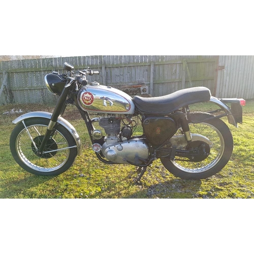 1953 BSA Gold Star, 347 cc. Registration number BSJ 237 (non 