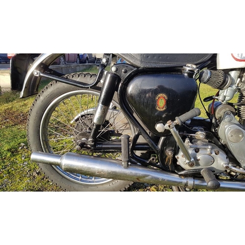 1953 BSA Gold Star, 347 cc. Registration number BSJ 237 (non 